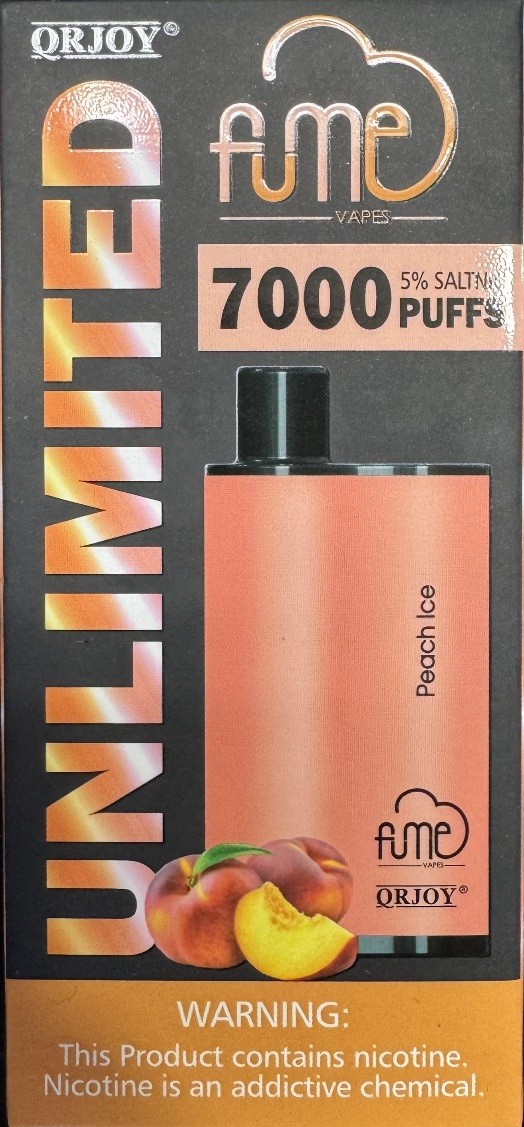 Fume Unlimited Peach Ice 7000