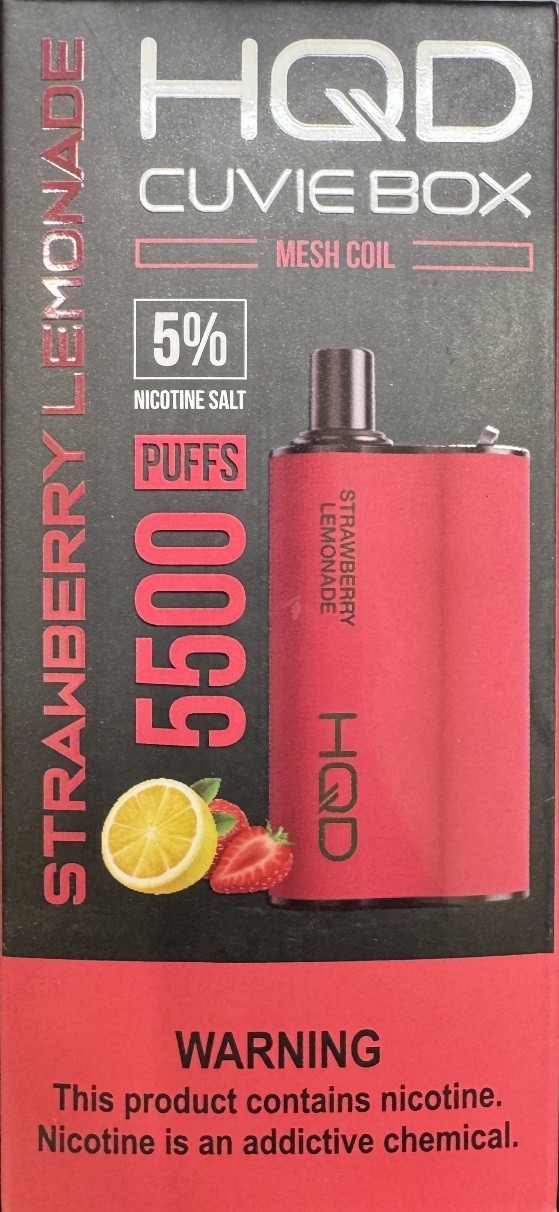 HQD Cuvie Box Strawberry Lemonade