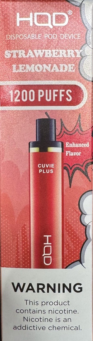 HQD Cuvie Plus Strawberry Lemonade 1200