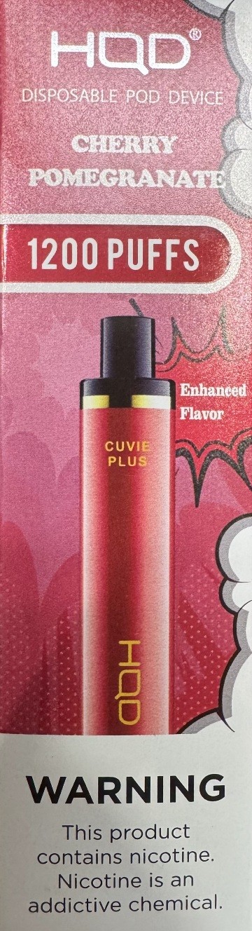 HQD Cuvie Plus Cherry Pomegranate 1200