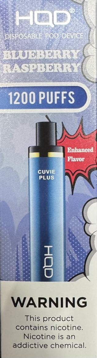 HQD Cuvie Plus Blueberry Raspberry 1200