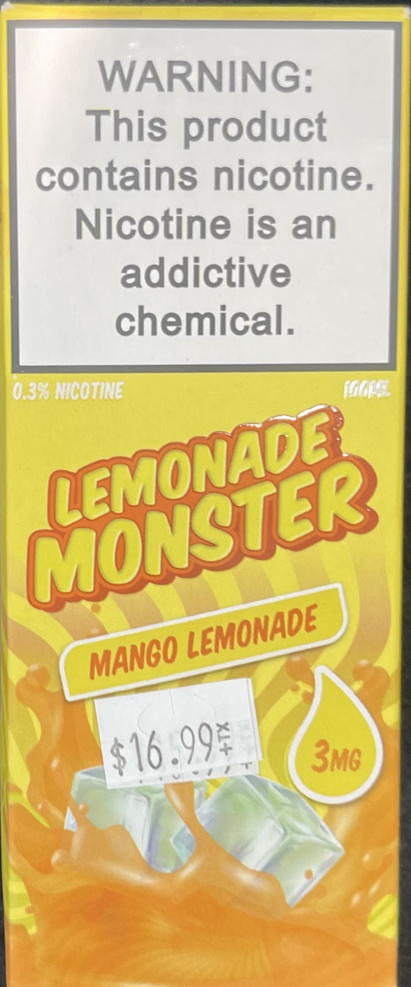 Lemonade Monster Mango 3mg