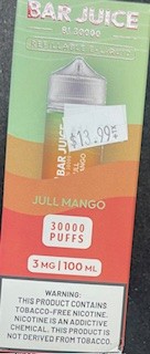 Bar Juice Jull Mango 3mg