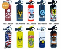 Techno Torch Extinguisher Tie Die