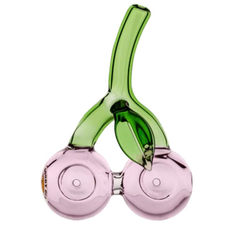 Goody Glass Lucky Cherry Novelty Glass Handpipe