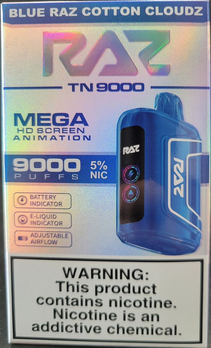 Raz TN 9000 Blue Raz Cotton Cloudz