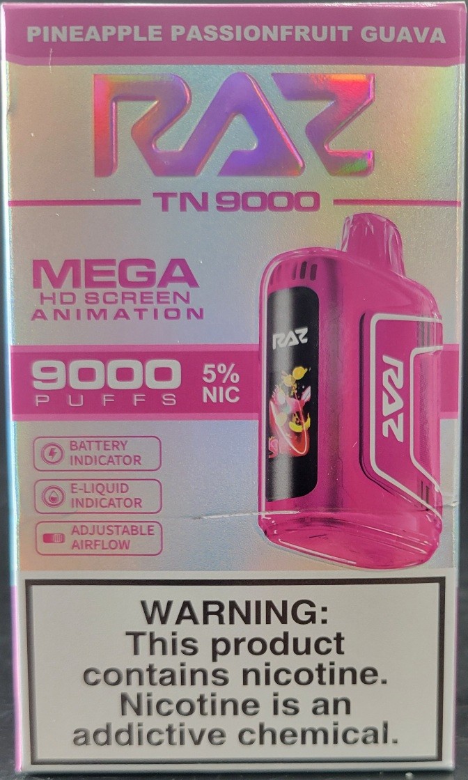 Raz TN 9000 Pineapple Passionfruit Guava