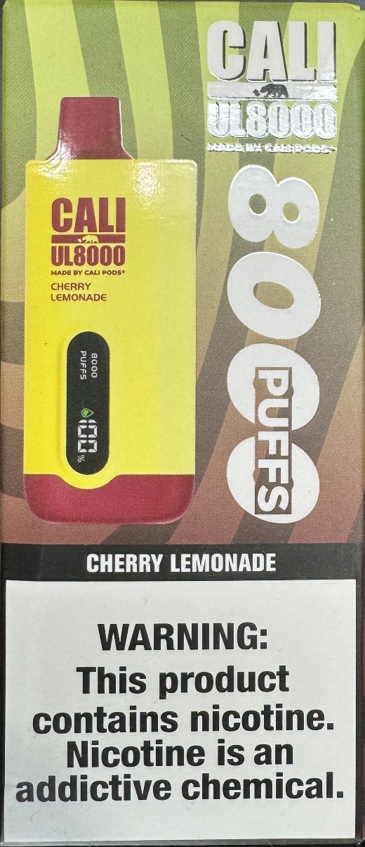 Cali UL8000 Cherry Lemonade