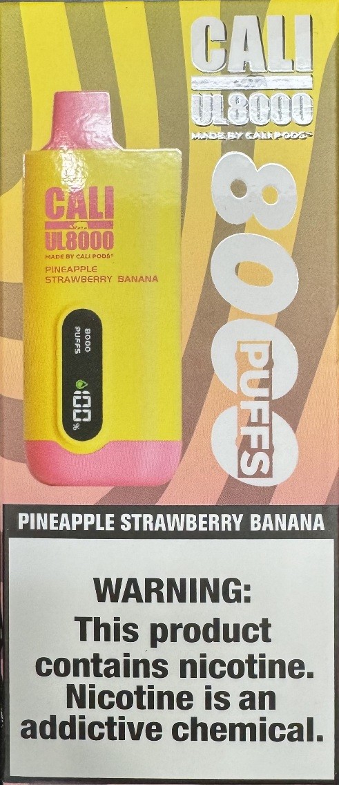 Cali UL8000 Pineapple Strawberry Banana