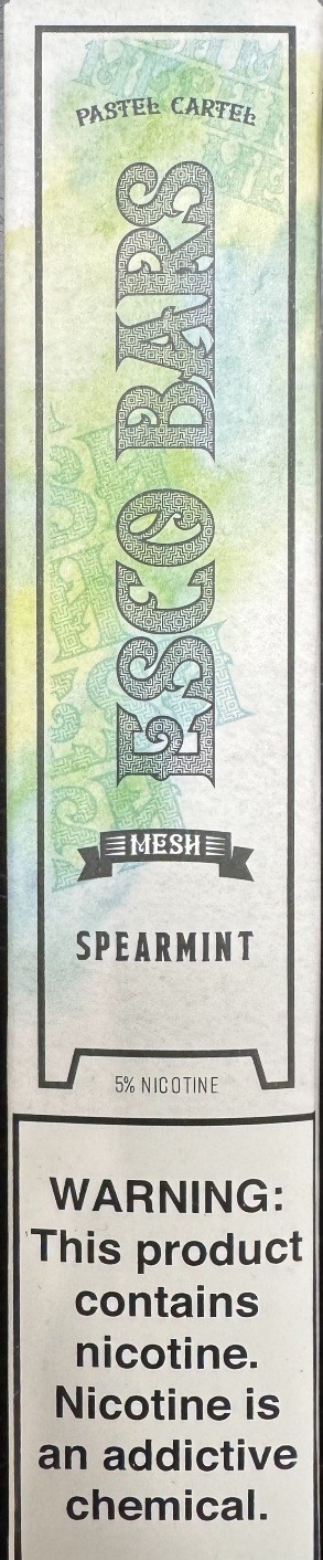 Esco Bars Spearmint 2500