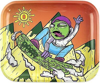 OOZE 10x6inch Glass Rolling Tray