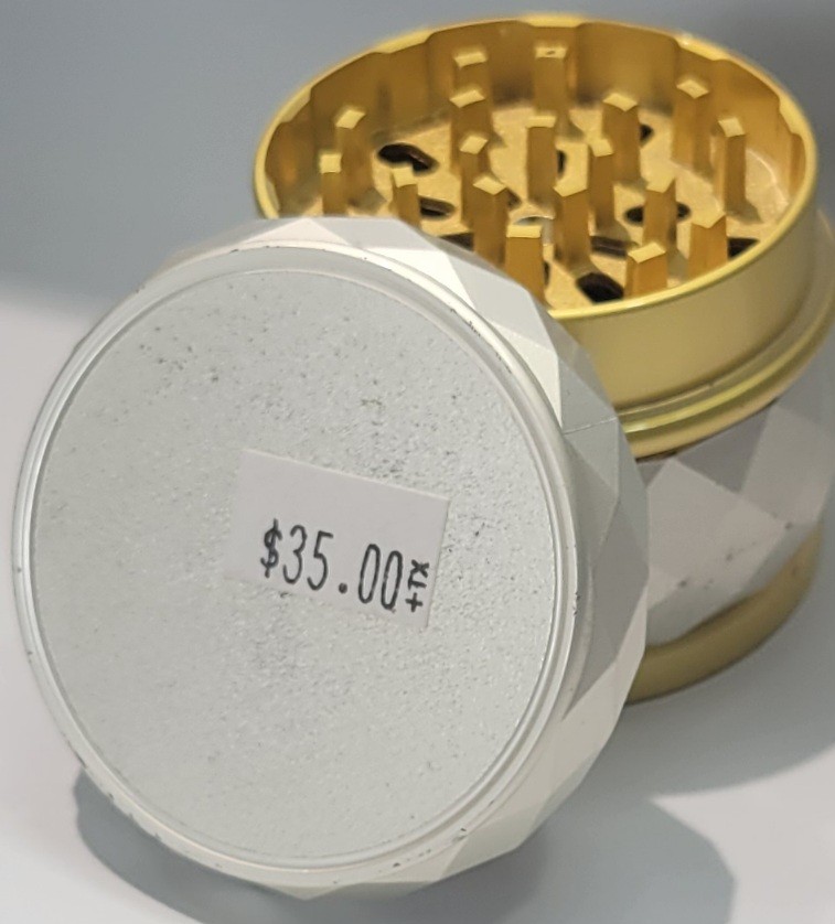 Deluxe Gold Metal Herb Grinder