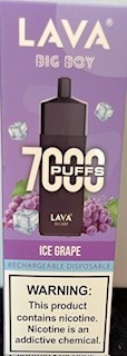 Lava Big Boy Ice Grape  7000
