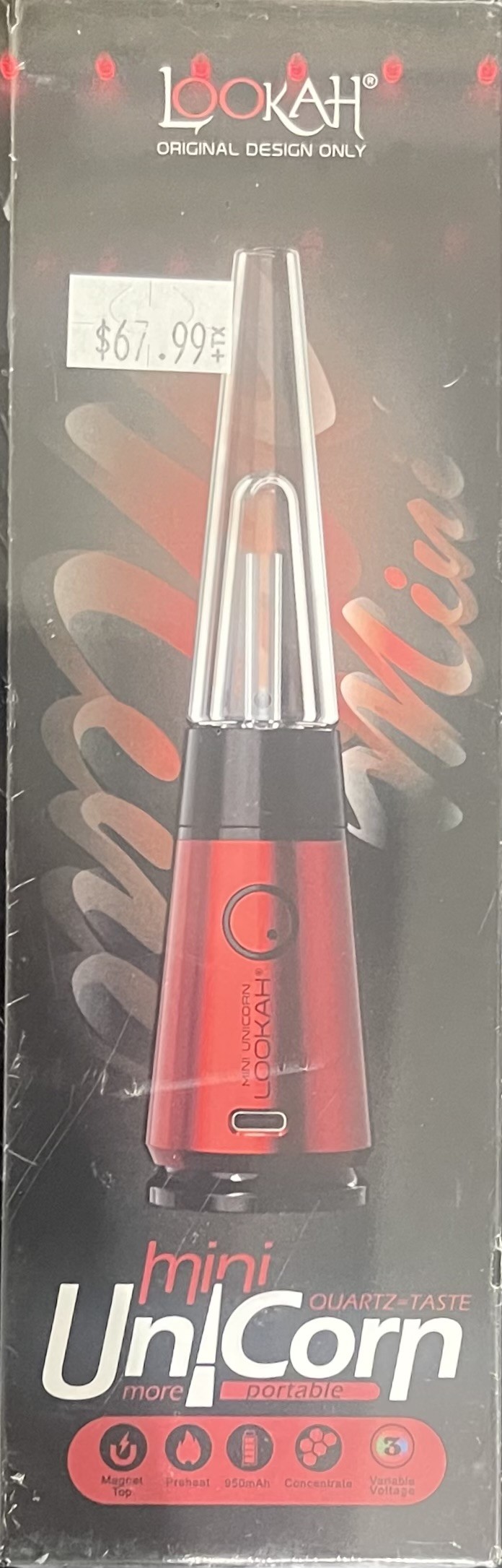 lookah mini unicorn red