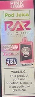 Pod Juice Raz Pink Berries 35mg