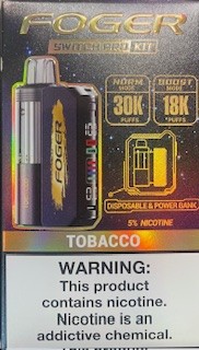 Foger Tobacco 5% Nic Switch Pro Kit