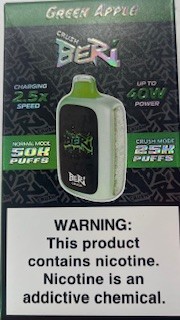 crushed berri green apple