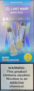 lost mary nera pods blue raz ice