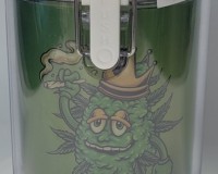 Magnified View LED Light Herb Jar + Grinder (White)